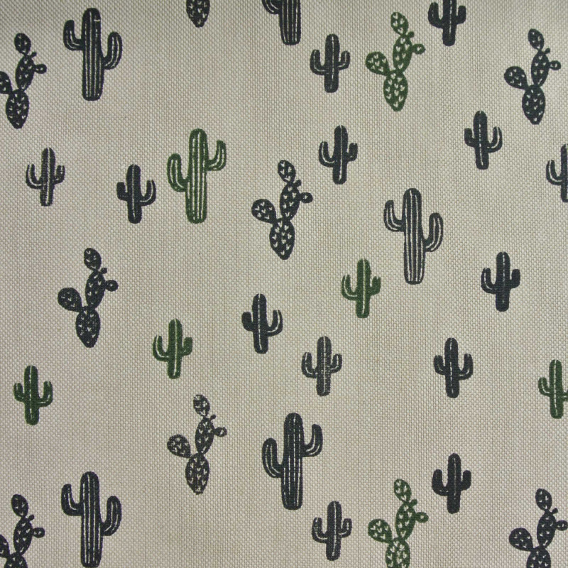 Printed Cotton ARIOCA Linen / Cypress